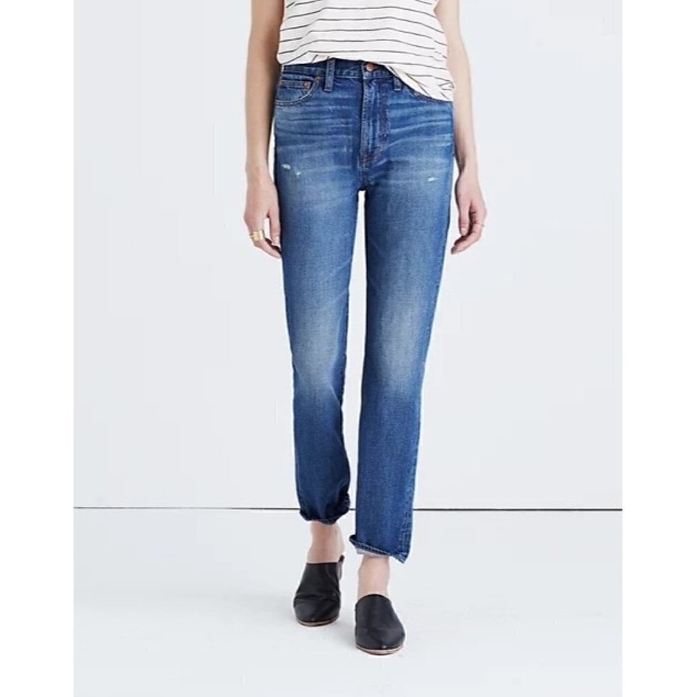 Madewell The Perfect Vintage High Rise Straight Leg Jeans 25